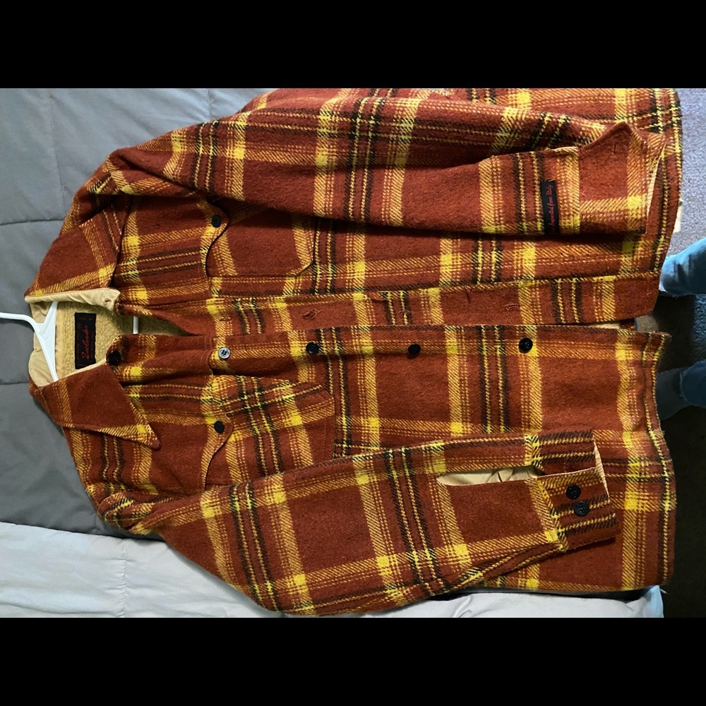 70s Vintage plaid coat